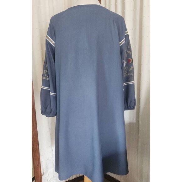 She + Sky western midi lined dress - Picture 12 of 12